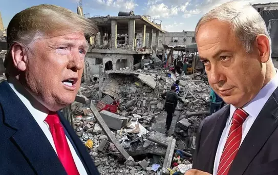 Trump ile Netanyahu'nun ''İsrail işgaline dayalı iki devletli çözüm'' üzerinde anlaştığı iddiası