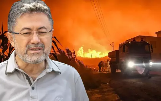 Bakan Yumaklı İzmir'de yangın bölgesinde: 3 noktada yangınlar devam ediyor