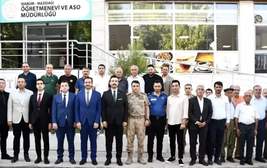 Mazıdağı'nda Veda Yemeği Düzenlendi