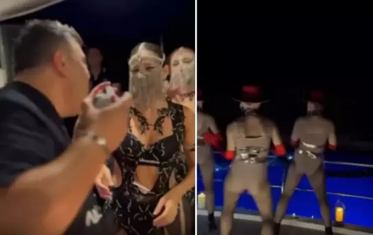 Aras Kargo'nun sahibi, mahkeme kararını dansöz oynatarak kutladı