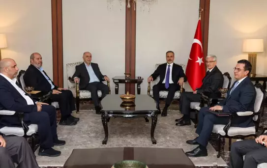 Bakan Fidan Hamas heyetiyle Ankara'da görüştü