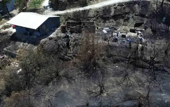 Depremzedenin Yeni Hayalleri Yangında Yok Oldu