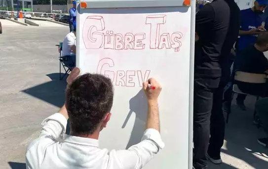 Gübretaş Fabrikasında Grev Başladı