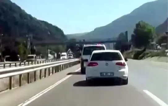 Yangın Arama Ekibine Yol Vermeyen Sürücüye Ceza