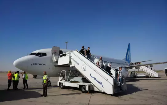 Ankara'dan Şam'a İlk Uçuş Gerçekleşti
