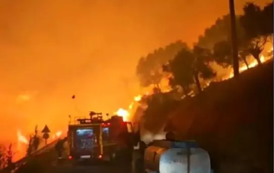 Kocasinan Belediyesi, İzmir'deki Orman Yangınlarına Destek Oluyor
