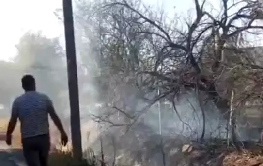 Malatya'da Bahçelik Alanda Yangın Kontrol Altına Alındı