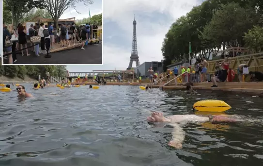 Paris'te 102 yıllık yasak kalktı, Seine Nehri halka açıldı