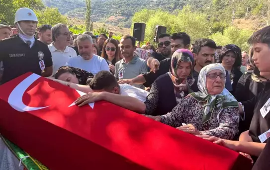 Şehit orman işçisi Ragıp Şahin, son yolculuğuna uğurlandı