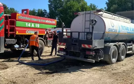 Sincan Belediyesi, Bolu'daki Orman Yangınına Destek Gönderdi