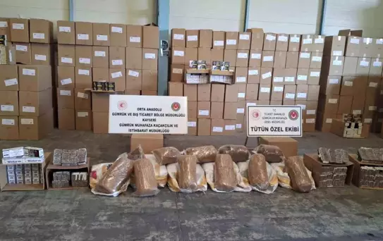 Kayseri'de Kaçak Tütün Operasyonu