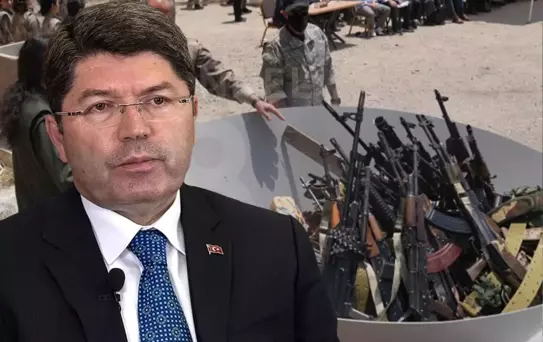 Bakan Tunç, PKK'nın silah yakmasını böyle yorumladı: Bugün kardeşliğimize vurulan hançer çıkarıldı