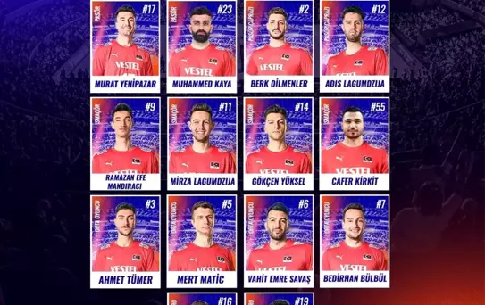 A Milli Voleybol Takımı'nın Kadrosu Açıklandı