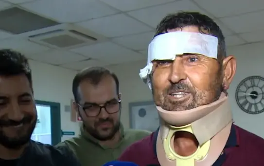 Aslan saldırısında yaralanan çiftçi taburcu edildi: Boğazıma sarıldı ben de onu gırtlakladım