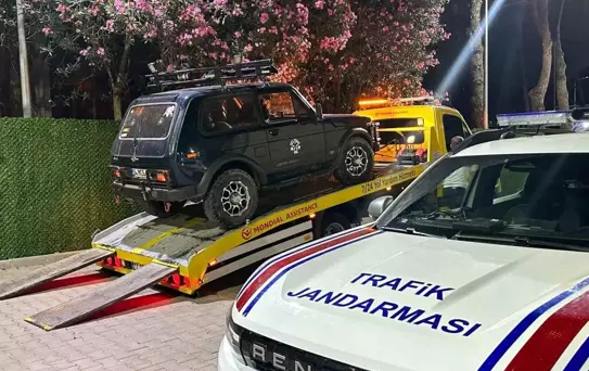 Gökçeada Tuz Gölü'nde Drift Yapıldı