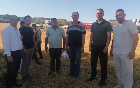 Manyas'ta Tarım Arazisinde Yangın Kontrol Altına Alındı