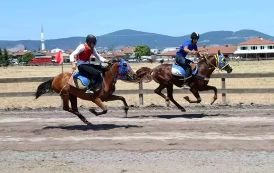 Gölcük'te Geleneksel Rahvan At Yarışları Heyecanı