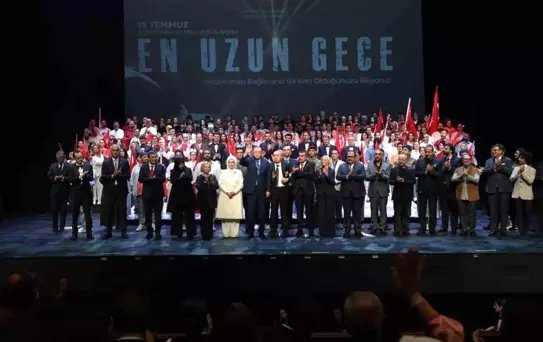 Emine Erdoğan'dan 'En Uzun Gece' destanının ilk temsiline ilişkin paylaşım