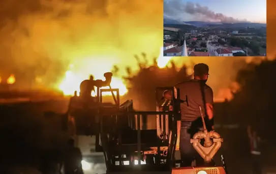 Tekirdağ ve Çanakkale'de alevlerle mücadele! Köyler boşaltıldı, hastaneye kaldırılanlar var