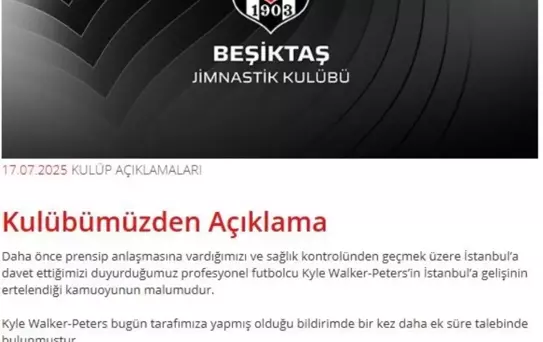 Beşiktaş, Walker-Peters Transferini İptal Etti