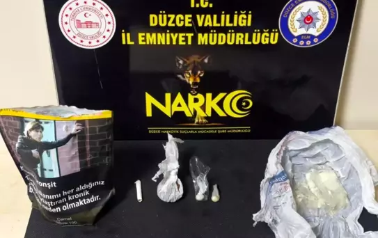 Düzce'de Uyuşturucu Operasyonu: 1 Tutuklama