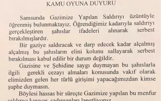 Gazi Polise Yumruk Atan Şahısların Serbest Bırakılması Kınandı