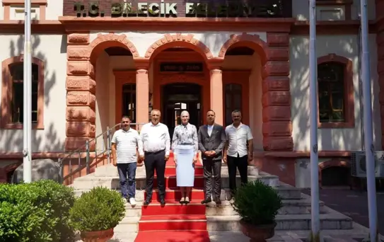Domaniç ve Bilecik Belediye Başkanlarından Ortak İş Birliği Ziyareti