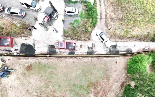 Canik'te Doğal Gaz Çalışmaları Başladı