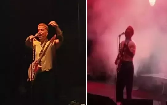 Bursa'daki Athena konserine yangın engeli! Yarıda kesildi