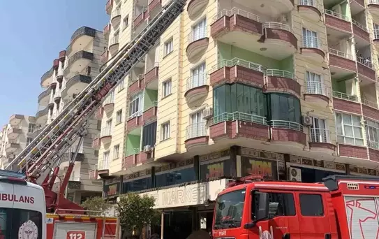 Kızıltepe'de Apartman Yangını