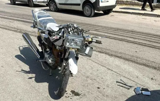 Karaman'da Motosiklet Kazası