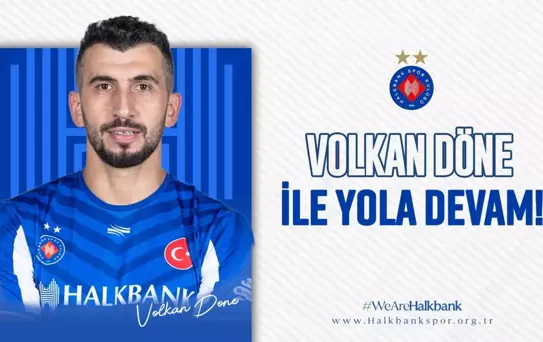 Halkbank'tan Volkan Döne ile Yeni Sözleşme