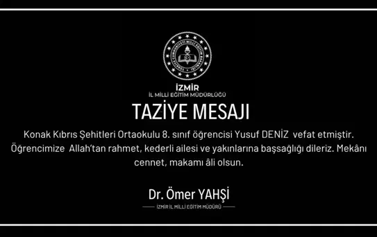 İzmir'de Bisiklet Kazasında 12 Yaşındaki Yusuf Deniz Hayatını Kaybetti