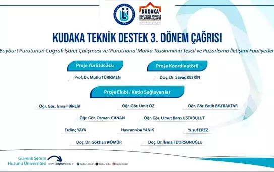 Bayburt'ta Purut için Destek Projesi