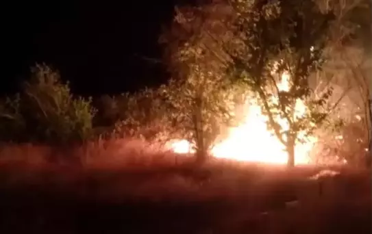 Darende'de Ot Yangını Kontrol Altına Alındı