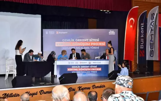 Bursa'da Kentsel Dönüşüm Projesi İçin Sözleşmeler İmzalandı