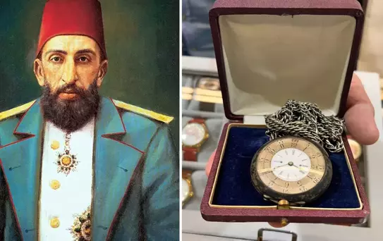 Sultan 2. Abdülhamid Han'ın kendi tasarladığı saati satışa çıkarıldı