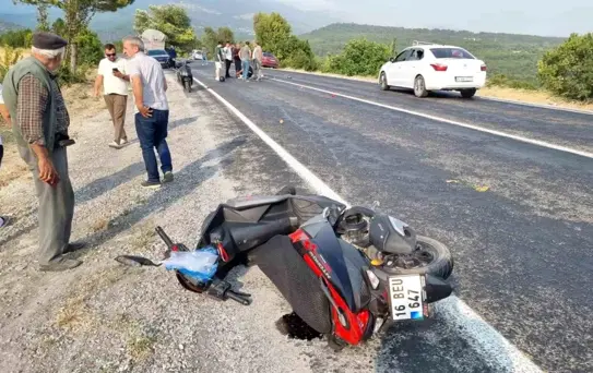 Domaniç'te Motosiklet Kazası: 1 Yaralı
