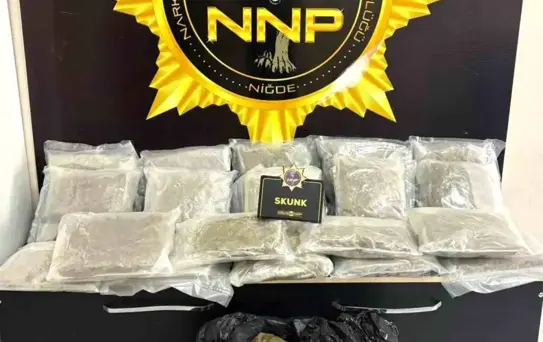Niğde'de 10 Kilo Uyuşturucu Ele Geçirildi