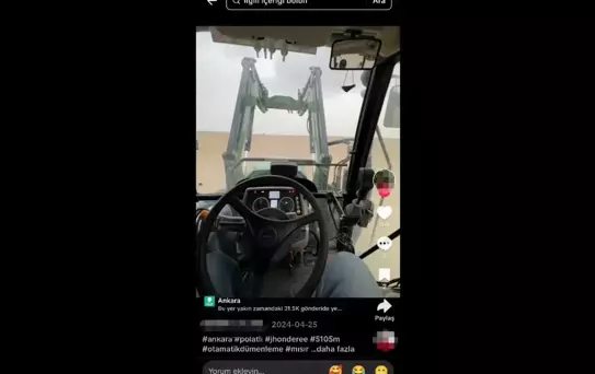 Çalınan Traktörün İzini Sürdü