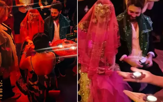 3 Ağustos'ta nikAh var! Ünlü çiftin kına gecesi görüntüleri sızdı
