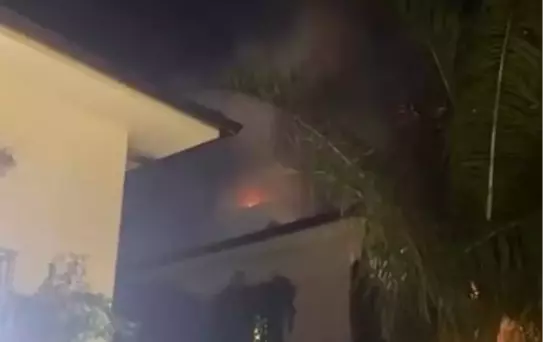 Side Antik Kent'te Restoran Bacasında Yangın Çıktı