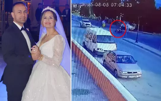 Yeni evli çifti kaza ayırdı