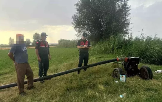 Jandarmadan İzinsiz Su Kullanımına Önlem