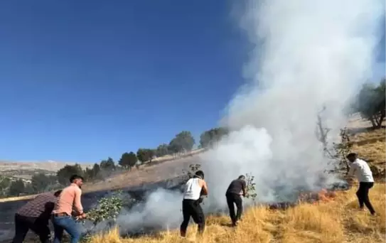 Adıyaman'da Anız Yangını: 7 İşçi Hastaneye Kaldırıldı