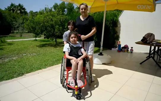 SMA'lı Çağla Dubai'de Tedavi Oldu