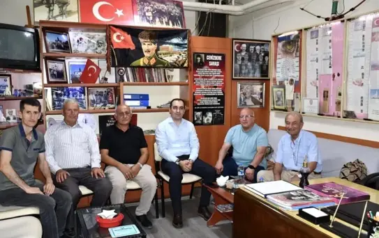 Kaymakam Özdemir'den Şehit ve Gaziler Derneği'ne ziyaret