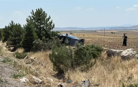 Kütahya'da Takla Atan Araçta 4 Yaralı