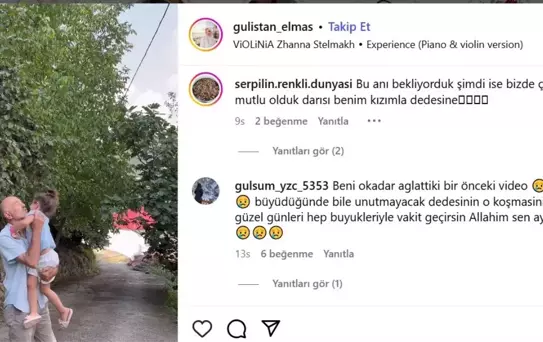 Dede ve Torun Hasret Giderdi