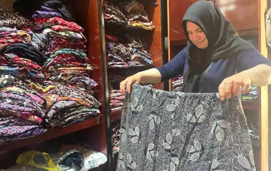 Cumalıkızık'ta Şalvar Satışı